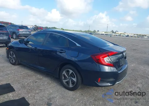 2020 Honda Civic Lx из США, поврежденный, VIN 19XFC2F67LE016023